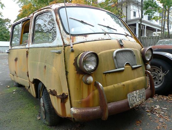 Three blocks from my house, this interesting fellow is slowly disintegrating behind some shrubs. One day, I will leave some ditalini as an offering for its journey.