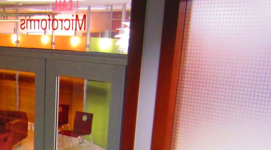 To take a group photo at work, I made the biggest person I could find climb a ladder and stand on a desk. He braced his head against he ceiling and barely cracked a smile when I declared him "professionally tall."