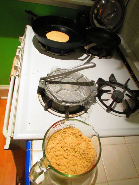 Last night, I made tortillas. In this light, their plight is tragic, their end foretold. It is too bad they were born delicious.