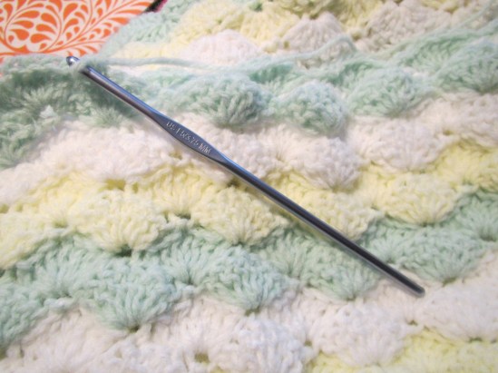 The yarn is fuzzy, too.